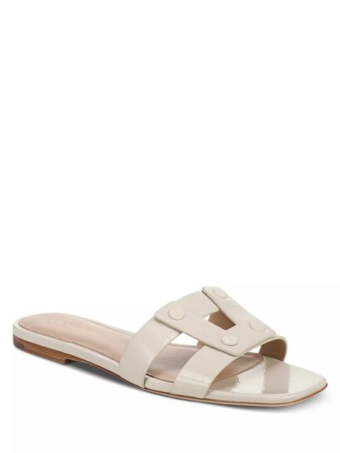 VERONICA BEARD Women's Via Leather Slide Sandals
