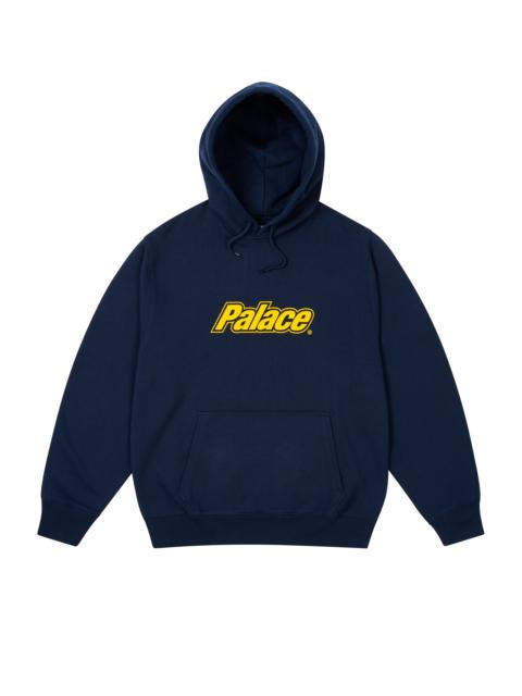 BORDER LOGO HOOD NAVY