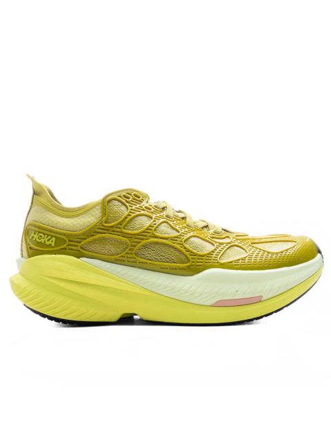 HOKA MACH X CAGED - PEA GREEN/HOKA CITRUS