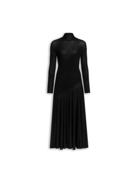 Alaïa TWISTED FINE WOOL DRESS
