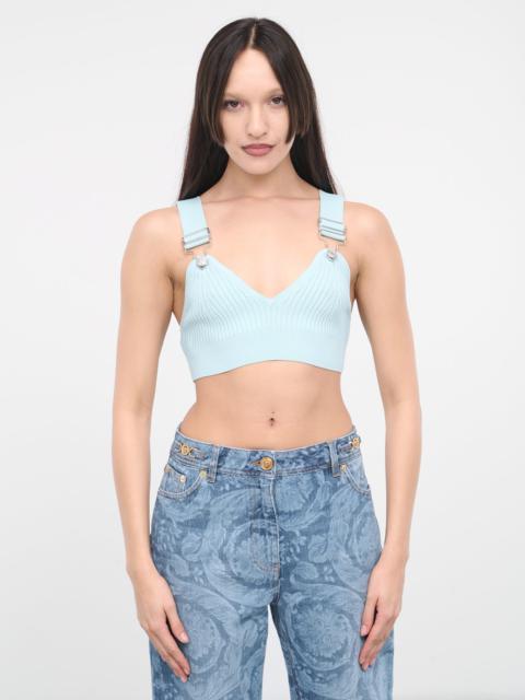 Moschino Suspender Crop Top