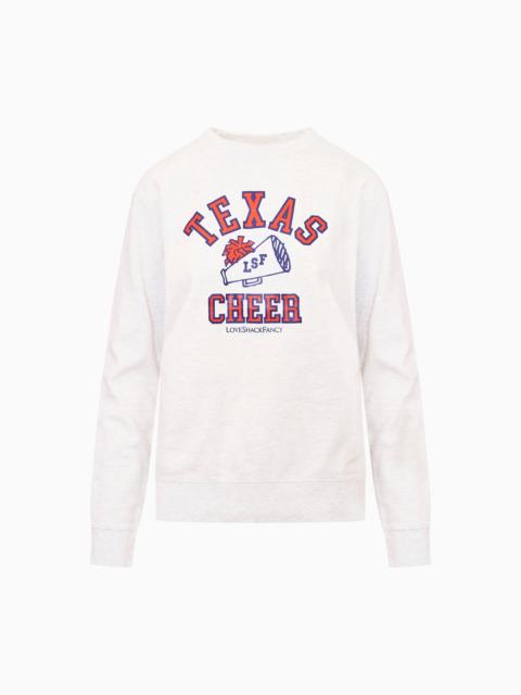 LoveShackFancy First Port Texas Cheer Pullover