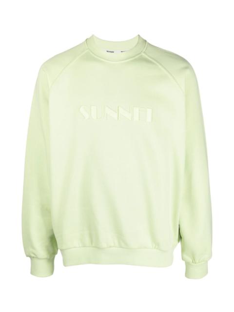 SUNNEI EMBROIDERED-LOGO DETAIL SWEATSHIRT
