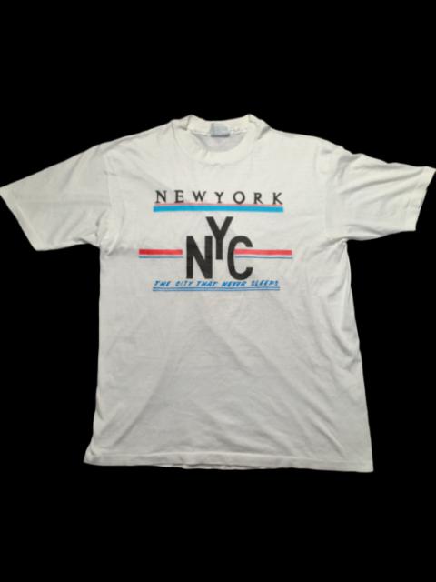 Other Designers Vintage - NEW YORK 80s Vintage Single Stitch NYC 50/50 Tee