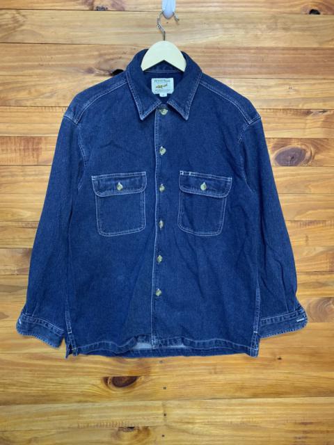 Other Designers Indigo - Vintage Penny Worth Indigo Overall Worker Shirt