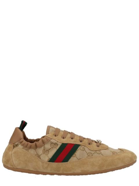 GUCCI LEATHER SHIFT SNEAKER