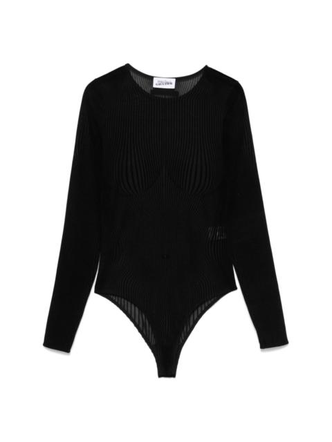 The Morphing pinstripe bodysuit