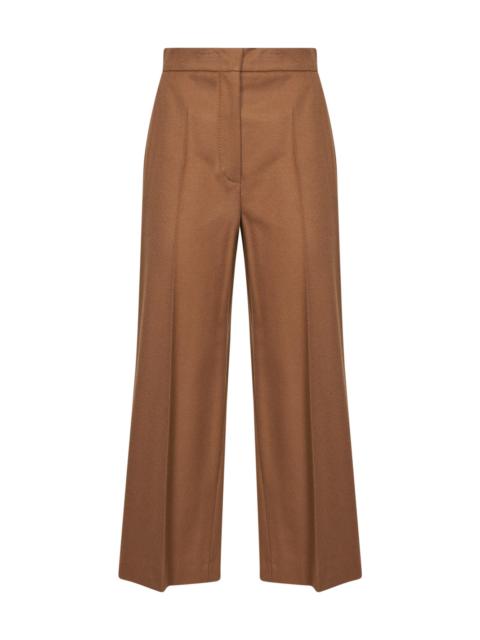 Max Mara Studio Max Mara Studio Women Chestnut Wool Mstmarengo Culotte Trousers