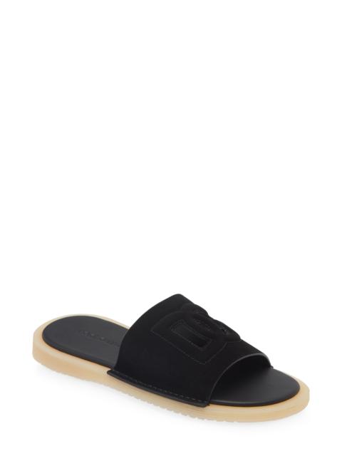 Dolce & Gabbana Dolce&Gabbana Crosta Slide Sandal in Black at Nordstrom
