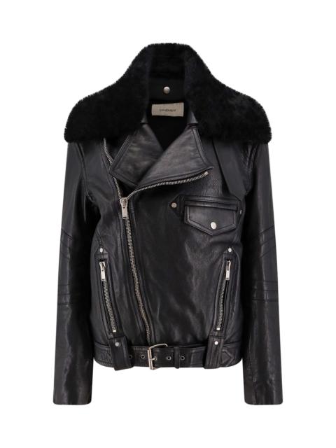 Wrap Zip Classic Biker Jacket