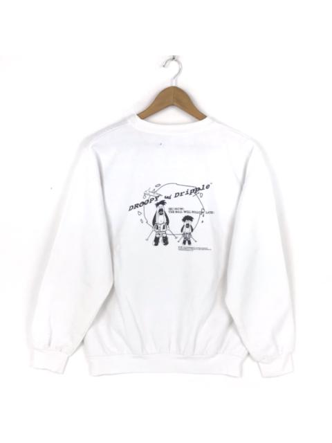 Other Designers Vintage - Vintage Droopy and Drippie Sweatshirt Ski Ice Design Fashion