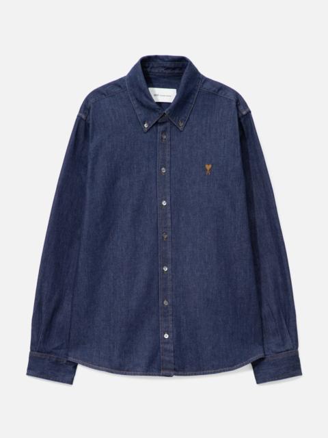AMI Paris COTTON AMI DE COEUR SHIRT