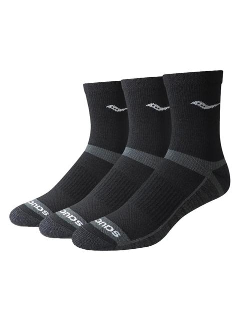 Saucony Saucony Inferno Quarter 3 Pack Socks