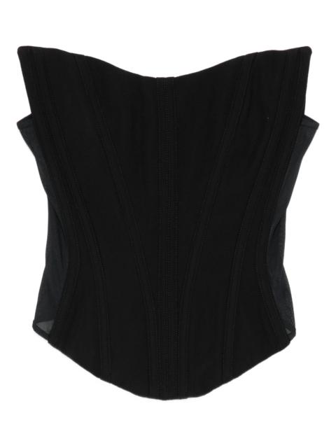 MUGLER Mugler Strapless Corset-style Top