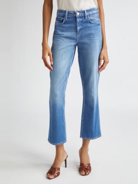 L'AGENCE L'AGENCE Tati High Waist Crop Micro Bootcut Jeans in Rosales at Nordstrom