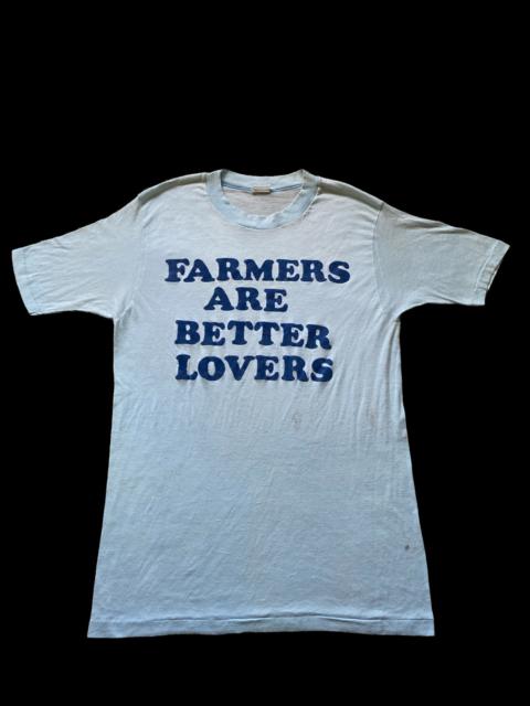 Other Designers Vintage - Vintage 70s 80s Farmers Are Better Lovers TShirt