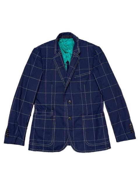 Paul Smith by Loro Piana Plaid Coat Jacket