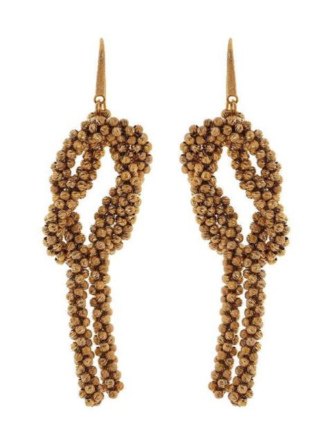 Brunello Cucinelli Knot Pyrite Earrings