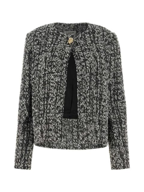 Lanvin Two-tone Tweed Blazer