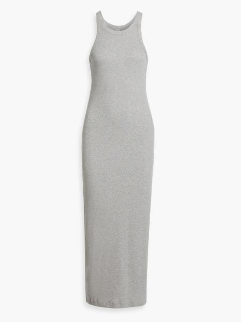 TOTEME Ribbed cotton-blend jersey maxi dress