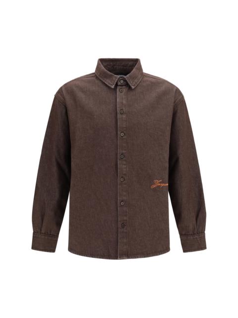 JACQUEMUS Jacquemus Simon De-nîmes Denim Shirt Brown
