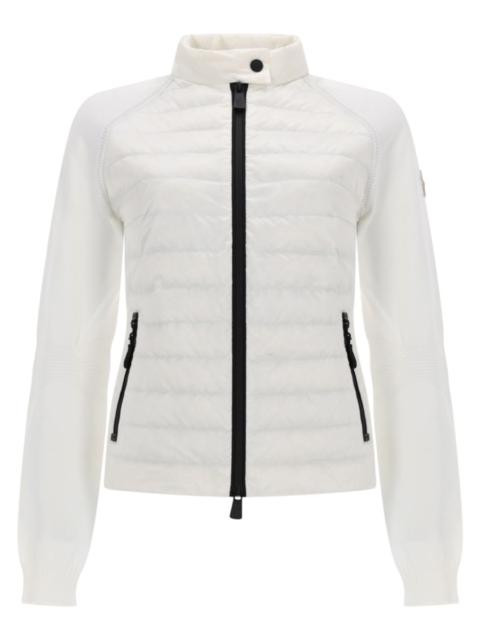 Moncler Grenoble PADDED CARDIGAN WITH LOGO PATCH