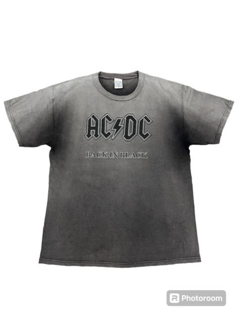 Other Designers Vintage - ACDC Back In Black Nice Sun Faded Tee