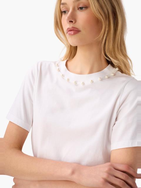 CAMI NYC MATTEA COTTON TEE WHITE