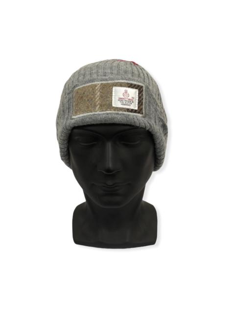 Other Designers Harris Tweed - Japanese Brand Harris Tweed Trademakr Logo Beanie Hat