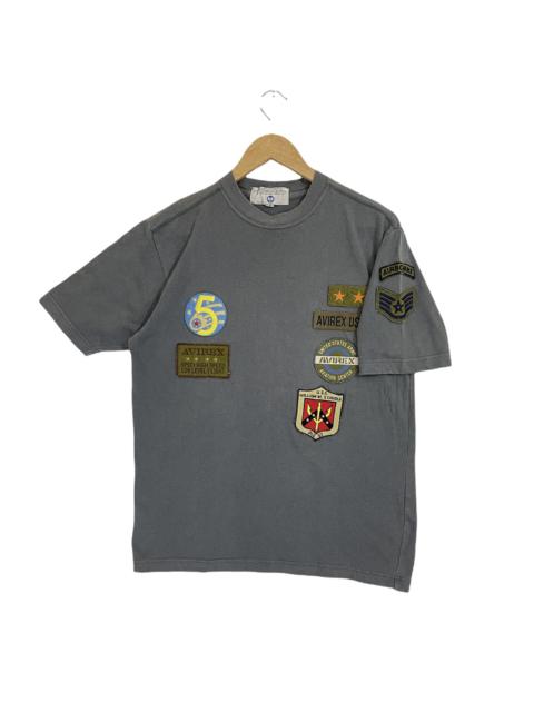 Other Designers Vintage - Vintage Avirex tshirt airbone with patches