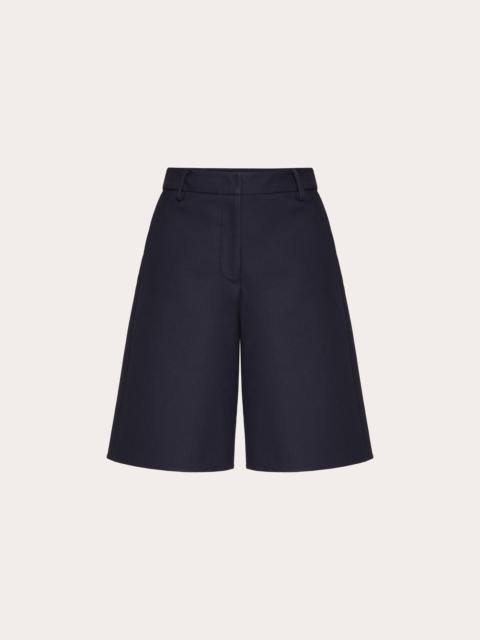 Valentino LIGHT DOUBLE SPLITTABLE GABARDINE BERMUDA SHORTS