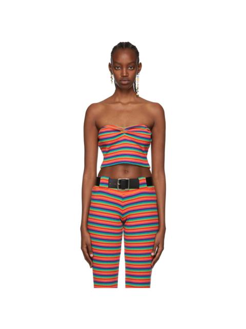 ANNA SUI SSENSE Exclusive Multicolor Tube Top