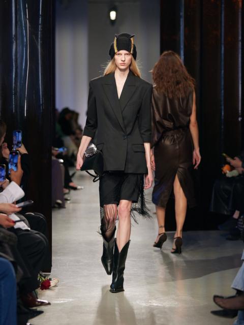 CHRISTOPHER ESBER Didion Tailored Crop Sleeve Blazer