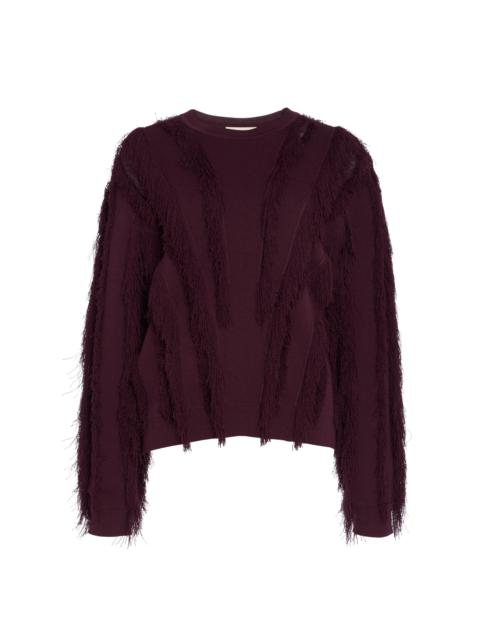 ULLA JOHNSON Aubree Pullover burgundy