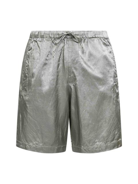 Dries Van Noten Dries Van Noten Men Mint Green Viscose And Cotton Shorts