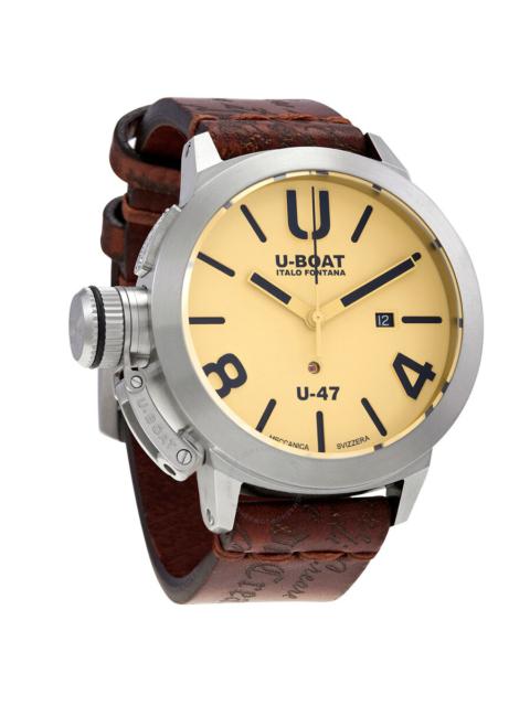 Other Designers U-Boat Classico Automatic Beige Dial Men's Watch 8106