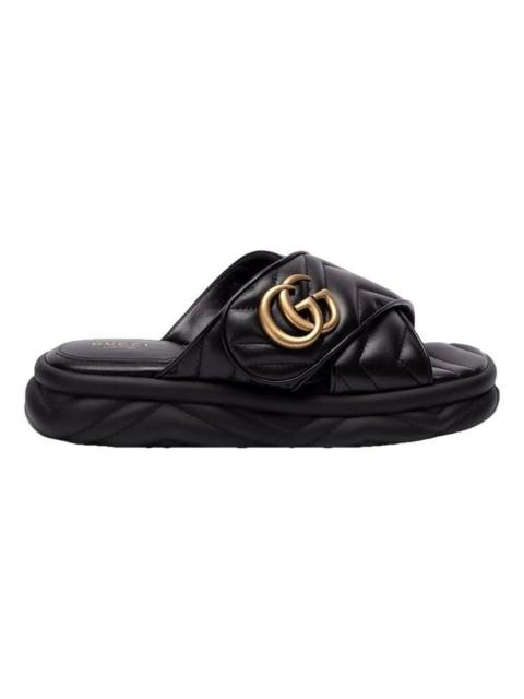 GUCCI Marmont leather sandal