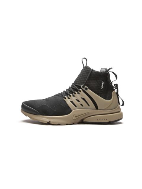 Nike Air Presto Mid / Acronym "Black/Bamboo"