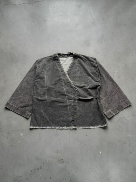 Other Designers Vintage Y2K Cop Copine Washed Kimono Cropped Wrap Jacket