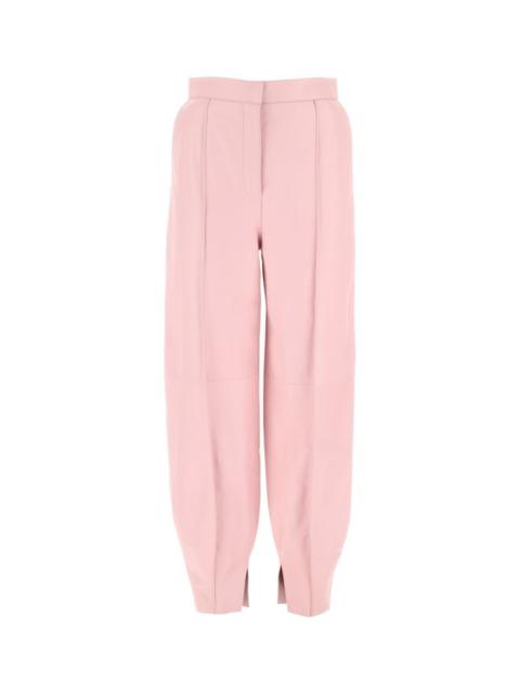 Loewe Woman Pastel Pink Leather Pant