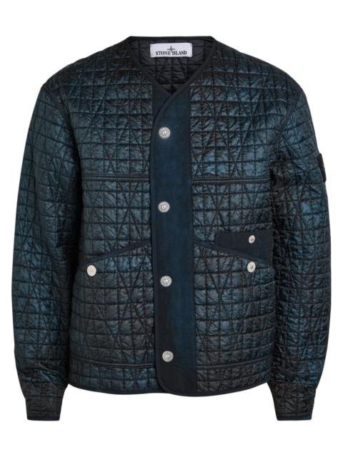 Stone Island 70753 PANNO MILITARE + RIGHE REFLECTIVE STEEL GRAY