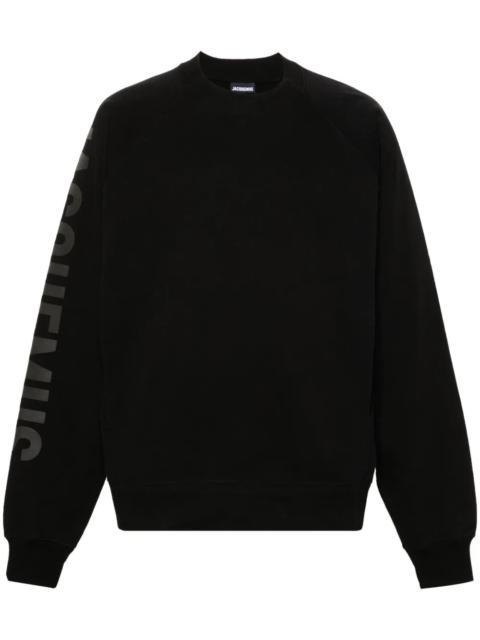 Jacquemus Men Top Le Sweatshirt Typo With Print