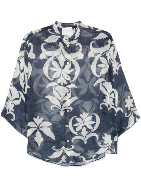 FORTE FORTE - Forte Forte Women Linen And Silk Printed Shirt