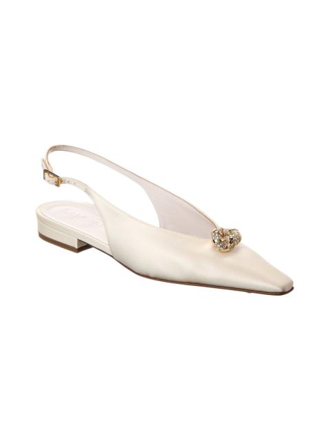 LANVIN Satin Slingback Flat