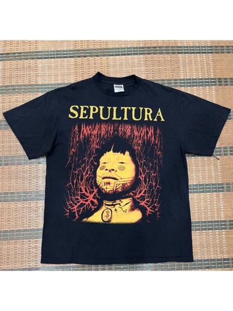 Other Designers Band Tees - Sepultura Roots Brazilian Band Bootleg Tultex Tag Tshirt
