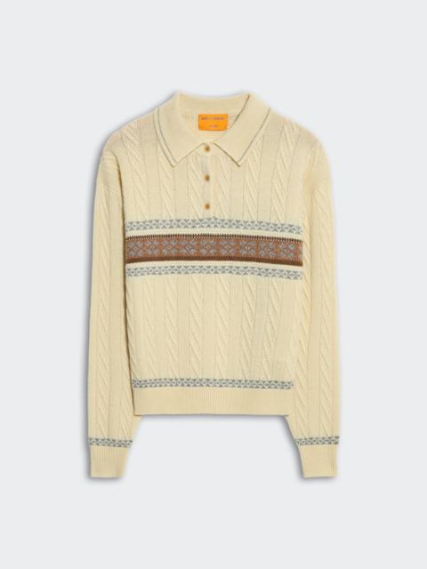 GUEST IN RESIDENCE Cable Collegiate Polo