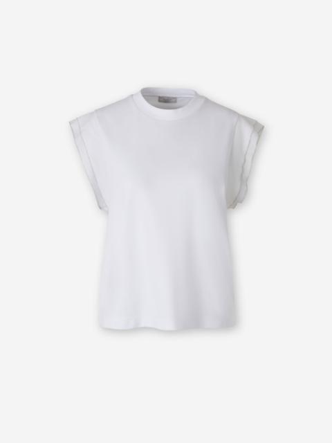 PESERICO PLAIN COTTON T-SHIRT