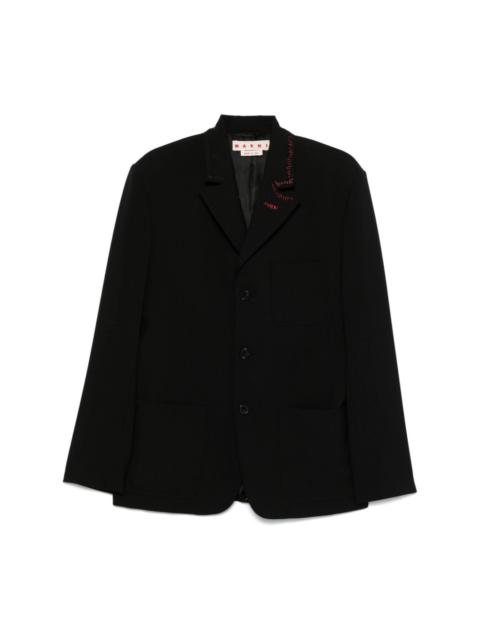 wool blazer