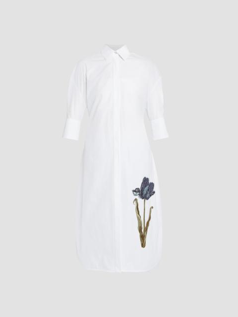 Erdem LONG SLEEVE SHIRT DRESS