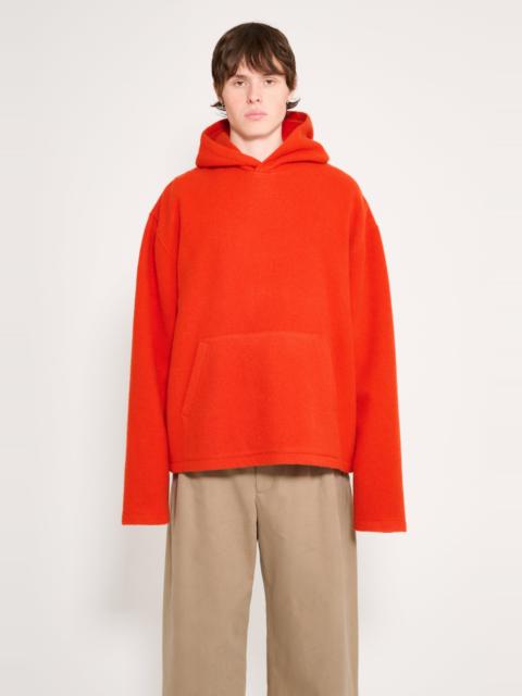RIER RIER FLEECE HOODIE ORANGE